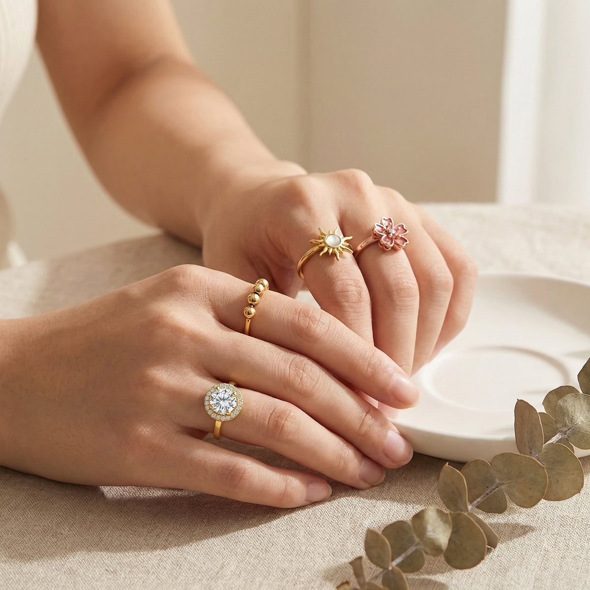 Zklidněte ruce během pár sekund.